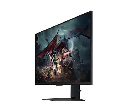 LCD Monitor SAMSUNG ODYSSEY G5 32" Gaming Panel VA 2560x1440 16:9 180Hz 1 ms Colour Black...