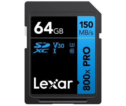 MEMORY SDXC 64GB UHS-I/LSD0800P064G-BNNNG LEXAR