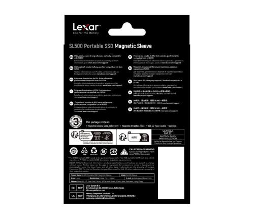 SSD ACC SLEEVE/LSL500XSLEEVE-RNBNG LEXAR