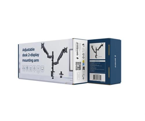 DISPLAY ACC MOUNTING ARM/17-32" MA-DA2P-02 GEMBIRD