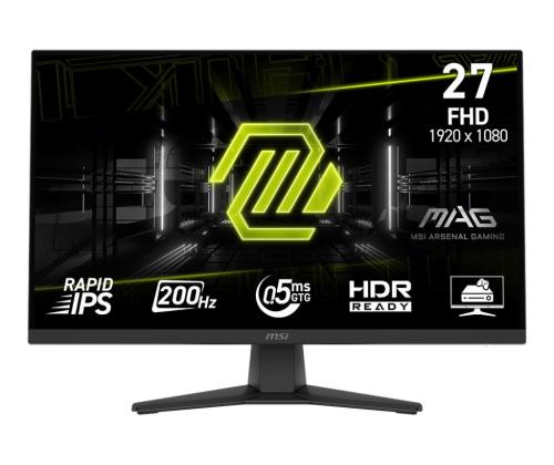 LCD Monitor MSI MAG 272F 27" Gaming Matte Panel IPS 1920x1080 16:9 200Hz 0.5 ms Colour Black MAG272F