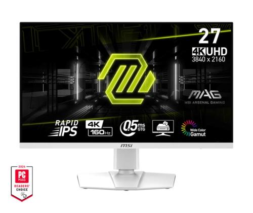 LCD Monitor MSI MAG 274URFW 27" Gaming/4K Matte Panel IPS 3840x2160 16:9 160 Hz 0.5 ms Colour...