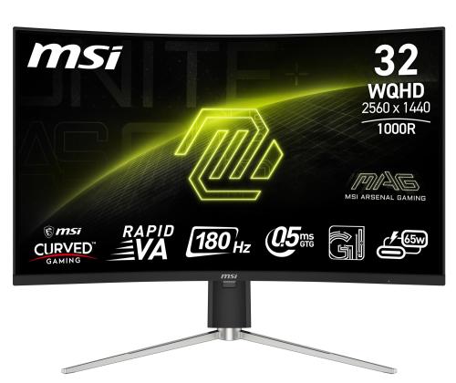 LCD Monitor MSI MAG 325CQRF QD E2 31.5" Gaming/Curved Panel VA 2560x1440 16:9 180 Hz 0.5 ms...