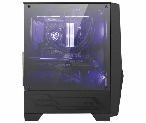 Case MSI MAG FORGE 100M MidiTower Not included ATX MicroATX MiniITX Colour Black MAGFORGE100M