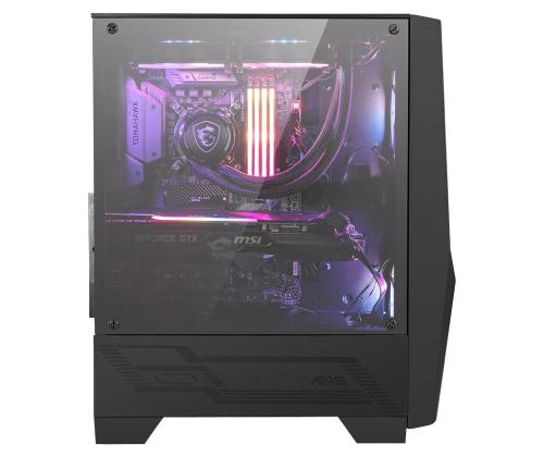 Case MSI MAG Forge 100R MidiTower Not included ATX MicroATX MiniITX Colour Black MAGFORGE100R