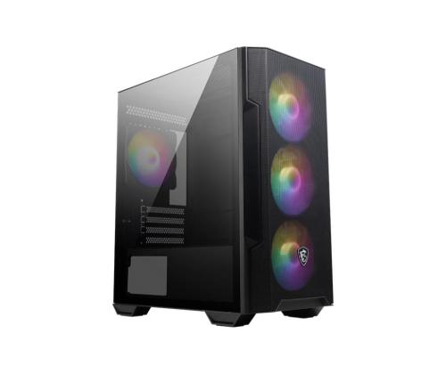 Case MSI MAG FORGE M100R Micro Not included MicroATX MiniITX Colour Black MAGFORGEM100R