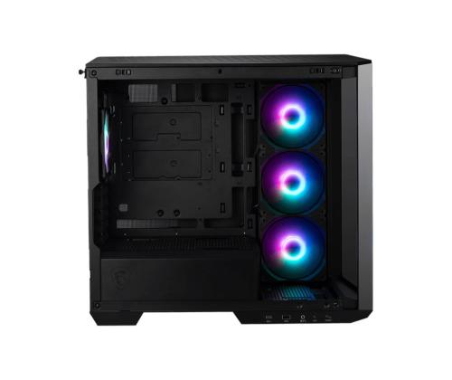 Case MSI MidiTower Case product features Transparent panel Not included MicroATX Colour Black...