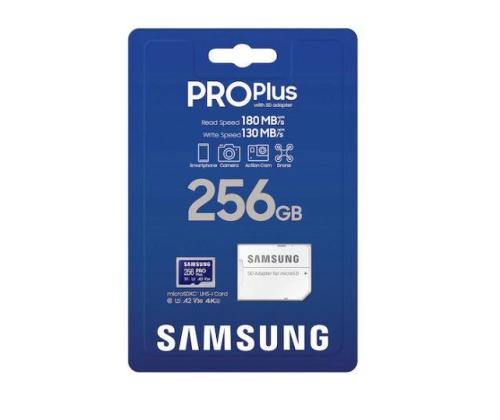 MEMORY MICRO SDXC PRO+ 256GB/W/ADAPT. MB-MD256SA/EU SAMSUNG