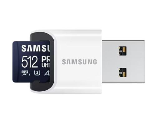 MEMORY MICRO SDXC 512GB/W/READER MB-MY512SB/WW SAMSUNG