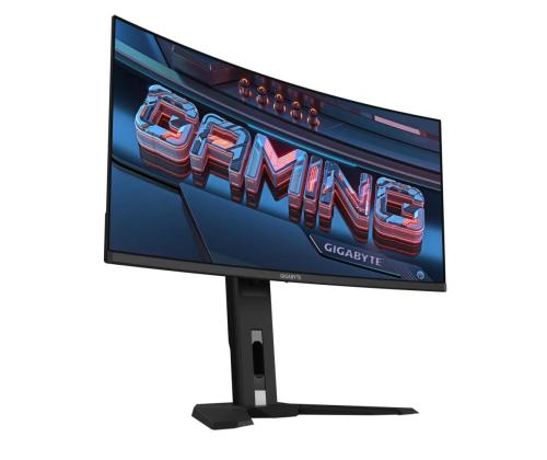LCD Monitor GIGABYTE MO34WQC2 EK 34" Gaming/Curved/21 : 9 Panel OLED 3440x1440 21:9 0.03 ms...