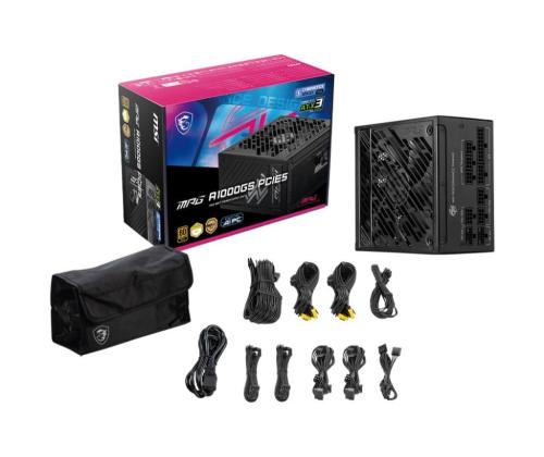 Power Supply MSI MPG A1250GS PCIE5 1250 Watts Efficiency 80 PLUS GOLD MPGA1250GSPCIE5