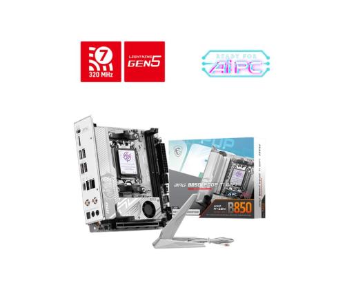Mainboard MSI AMD B850 SAM5 Mini-ITX Memory DDR5 Memory slots 2 MPGB850IEDGETIWIFI