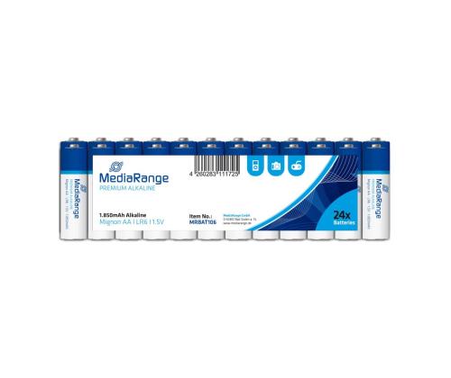 BATTERY ALKALINE AA 1.5V/24PCS MRBAT106 MEDIARANGE