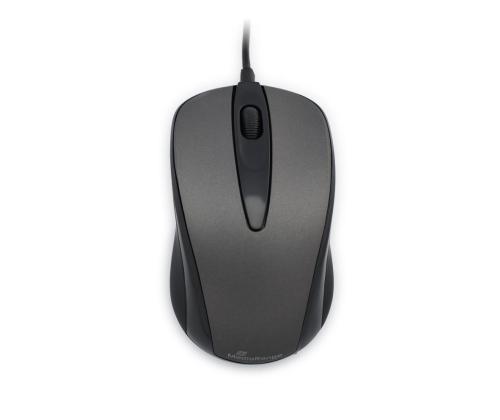 MOUSE USB OPTICAL BLACK/GREY/MROS201 MEDIARANGE