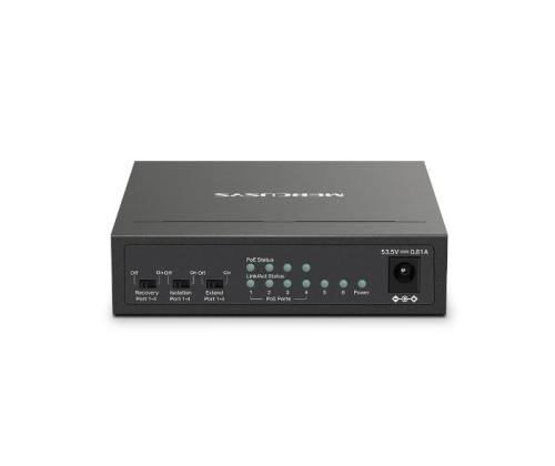 Switch MERCUSYS Desktop/pedestal 6x10Base-T / 100Base-TX PoE+ ports 4 MS106LP