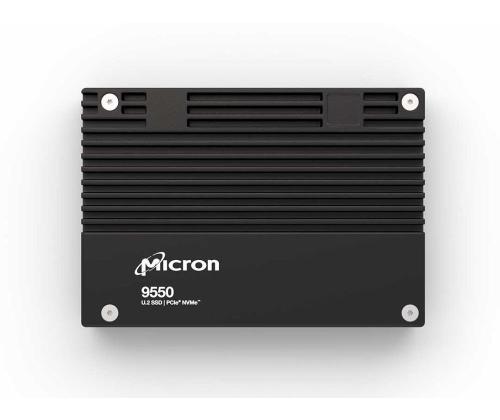 SSD MICRON SSD series 9550 PRO 15.36TB PCIe Gen5 NVMe NAND flash technology 3D TLC Write speed...