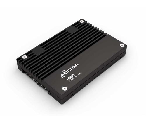 SSD MICRON SSD series 9550 PRO 15.36TB PCIe Gen5 NVMe NAND flash technology 3D TLC Write speed...