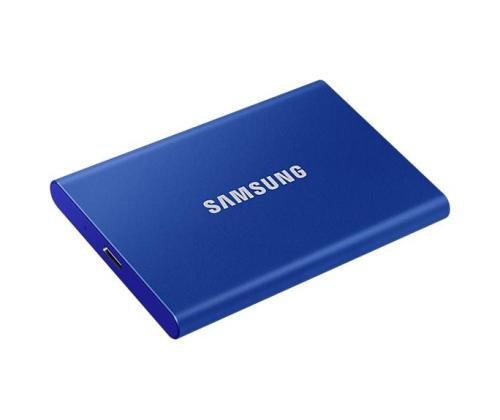 External SSD SAMSUNG T7 2TB USB 3.2 Write speed 1000 MBytes/sec Read speed 1050 MBytes/sec MU...