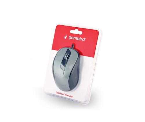 MOUSE USB OPTICAL BLACK/GREY/MUS-6B-01-BG GEMBIRD