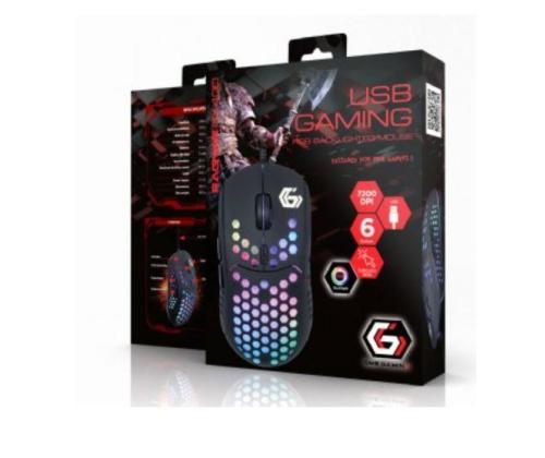 MOUSE USB OPTICAL GAMING RGB/MUSG-RAGNAR-RX400 GEMBIRD