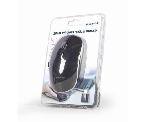 MOUSE USB-C OPTICAL WRL BLACK/SILENT MUSW-4BSC-01 GEMBIRD