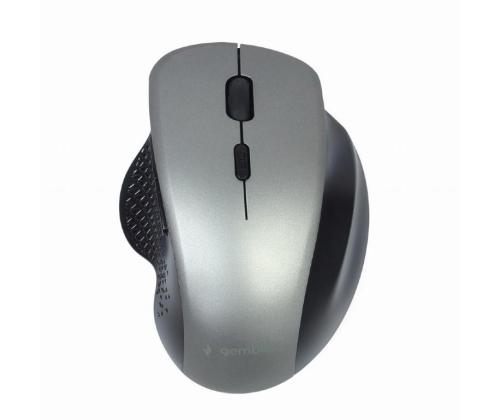 MOUSE USB OPTICAL WRL BLACK/SP. GREY MUSW-6B-02-BG GEMBIRD