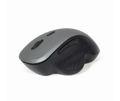 MOUSE USB OPTICAL WRL BLACK/SP. GREY MUSW-6B-02-BG GEMBIRD