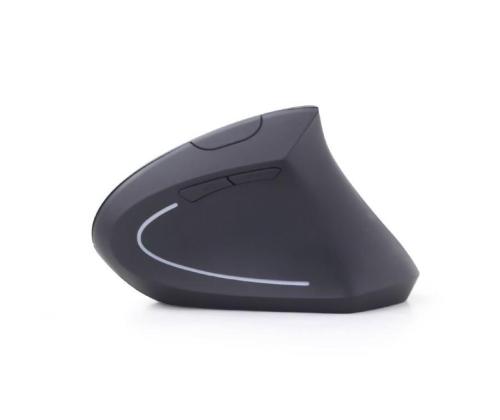 MOUSE USB OPTICAL WRL BLACK/ERGONOMIC MUSW-ERGO-01 GEMBIRD