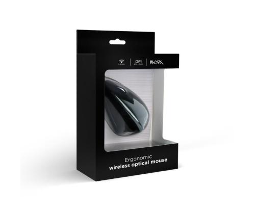 MOUSE USB OPTICAL WRL BLACK/ERGONOMIC MUSW-ERGO-01 GEMBIRD