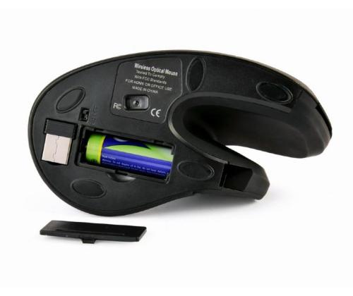 MOUSE USB OPTICAL WRL BLACK/ERGONOMIC MUSW-ERGO-03 GEMBIRD