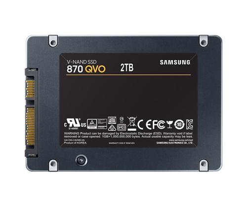 SSD SAMSUNG 870 QVO 2TB SATA 3.0 Write speed 530 MBytes/sec Read speed 560 MBytes/sec TBW 720 TB...
