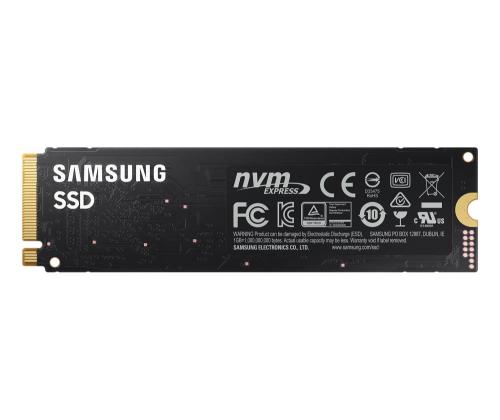 SSD SAMSUNG 980 500GB M.2 PCIE NVMe MLC Write speed 2600 MBytes/sec Read speed 3100 MBytes/sec 2...