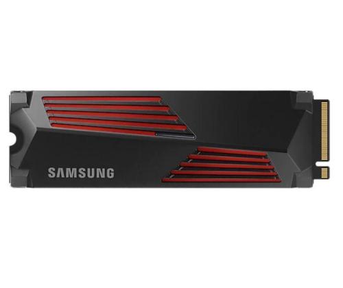 SSD SAMSUNG 990 PRO with Heatsink 4TB M.2 PCIe Gen4 NVMe TLC Write speed 6900 MBytes/sec Read...