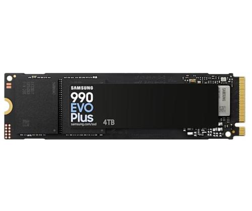 SSD SAMSUNG 990 EVO Plus 4TB M.2 PCIe Gen5 NVMe TLC Write speed 6300 MBytes/sec Read speed 7250...