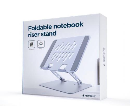 NB ACC RISER STAND FOLDABLE/SPACE GREY NBS-D1-04 GEMBIRD