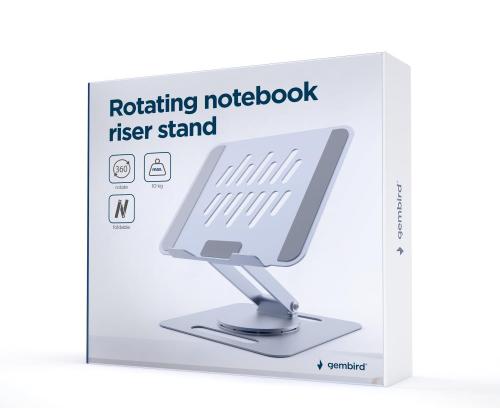 NB ACC RISER STAND ROTATING/SPACE GREY NBS-DR1-01 GEMBIRD