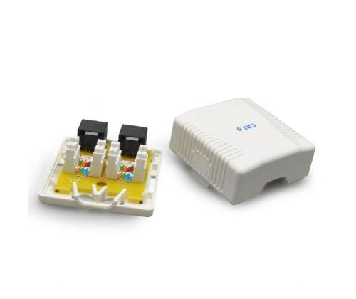 CABLE ACC MOUNT BOX CAT6 UTP/2P NCAC-2U6-01 GEMBIRD