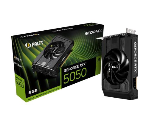Graphics Card PALIT NVIDIA GeForce RTX 5050 8 GB GDDR6 128 bit PCIE 5.0 16x Single Slot Fansink...