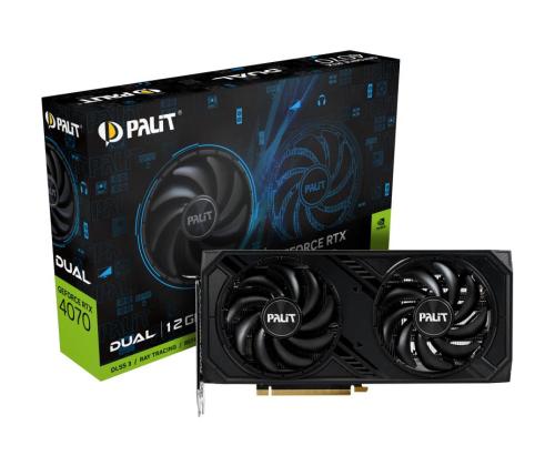 Graphics Card PALIT NVIDIA GeForce RTX 4070 12 GB GDDR6X 192 bit PCIE 4.0 16x GPU 1920 MHz 1xHDMI...