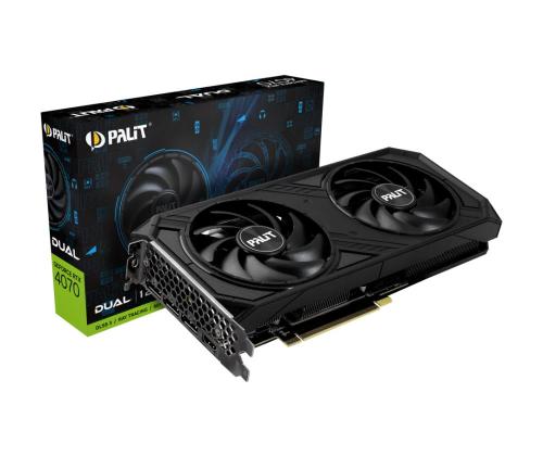 Graphics Card PALIT NVIDIA GeForce RTX 4070 12 GB GDDR6X 192 bit PCIE 4.0 16x GPU 1920 MHz 1xHDMI...