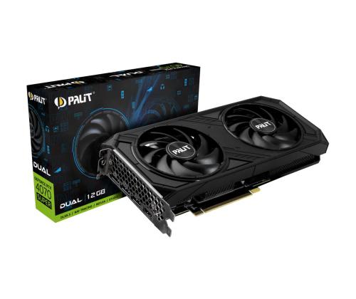 Graphics Card PALIT NVIDIA GeForce RTX 4070 SUPER 12 GB GDDR6X 192 bit PCIE 4.0 16x GPU 1980 MHz...