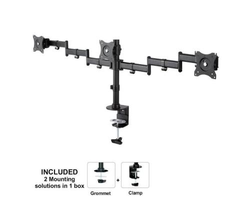 MONITOR ACC DESK MOUNT 10-27"/NM-D135D3BLACK NEOMOUNTS