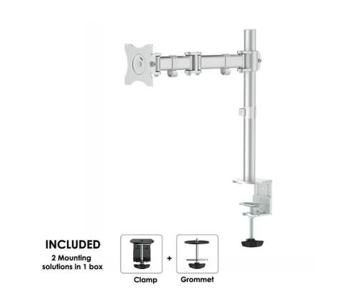 MONITOR ACC DESK MOUNT/10-30" NM-D135SILVER NEOMOUNTS