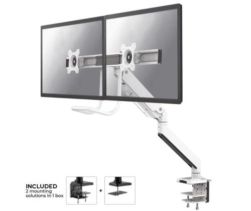 MONITOR ACC DESK MOUNT 10-32"/NM-D775DXWHITE NEOMOUNTS