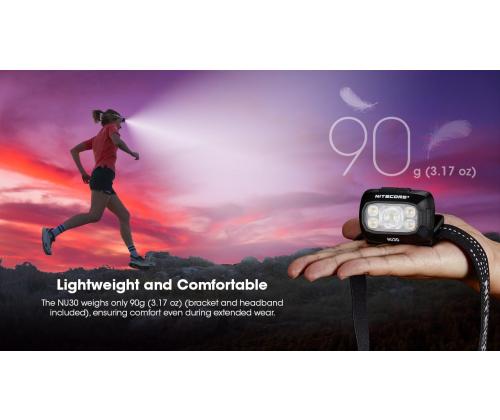 HEADLAMP NU SERIES 500 LUMENS/NU30 NITECORE