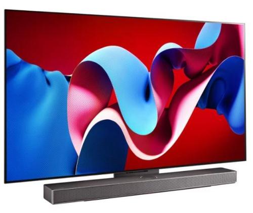 TV Set LG 55" OLED/4K/Smart 3840x2160 Wireless LAN Bluetooth webOS Black OLED55C41LA