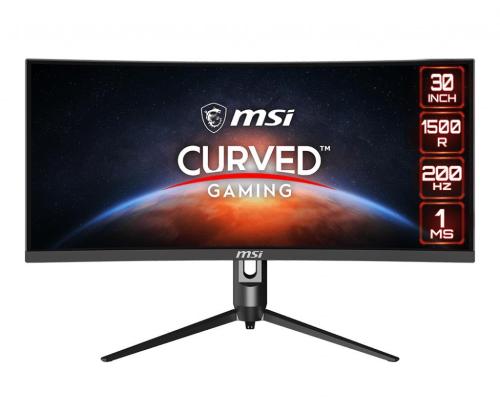 LCD Monitor MSI Optix MAG301CR2 29.5" Gaming/Curved/21 : 9 Panel VA 2560x1080 21:9 200Hz Matte 1...