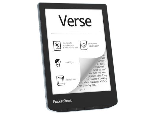 E-Reader POCKETBOOK Verse 6" 1024x758 1xUSB-C Micro SD Wireless LAN Blue PB629-2-WW