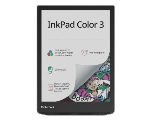 E-Reader POCKETBOOK InkPad Color 3 7.8" 1872x1404 1xUSB-C Wireless LAN Bluetooth PB743K3-1-WW