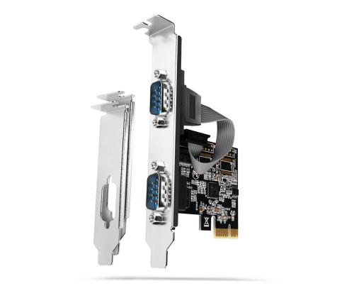 NET CARD PCIE 2PORT 250KBPS/SP&LP PCEA-S2N AXAGON